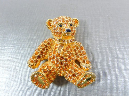 Swarovski swan signed - swan, teddy